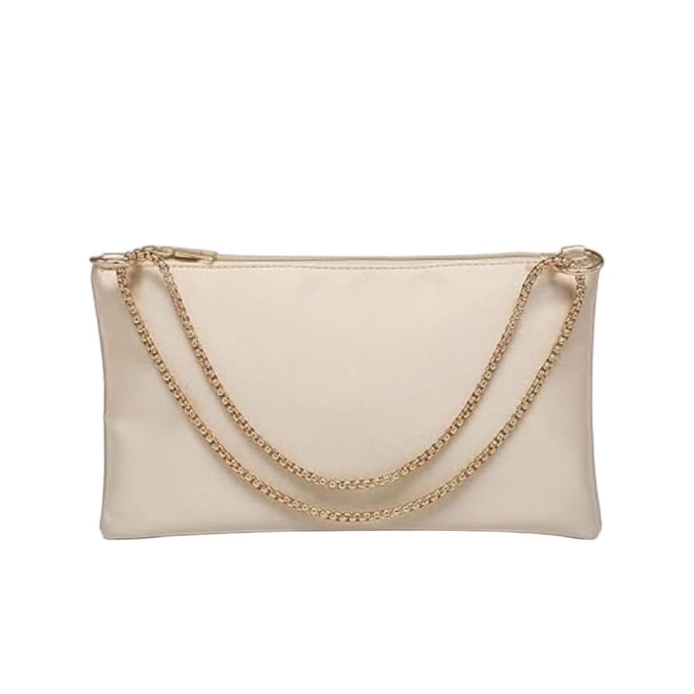 Gold Satin Shoulder Bag NWOT - Picture 5 of 10